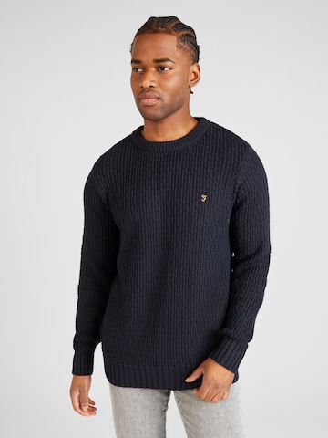 FARAH Sweater 'PANUCCI' in Blue: front