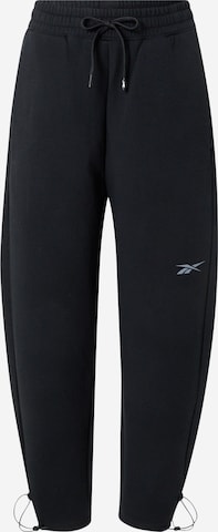 Reebok Loosefit Sportbroek in Zwart: voorkant