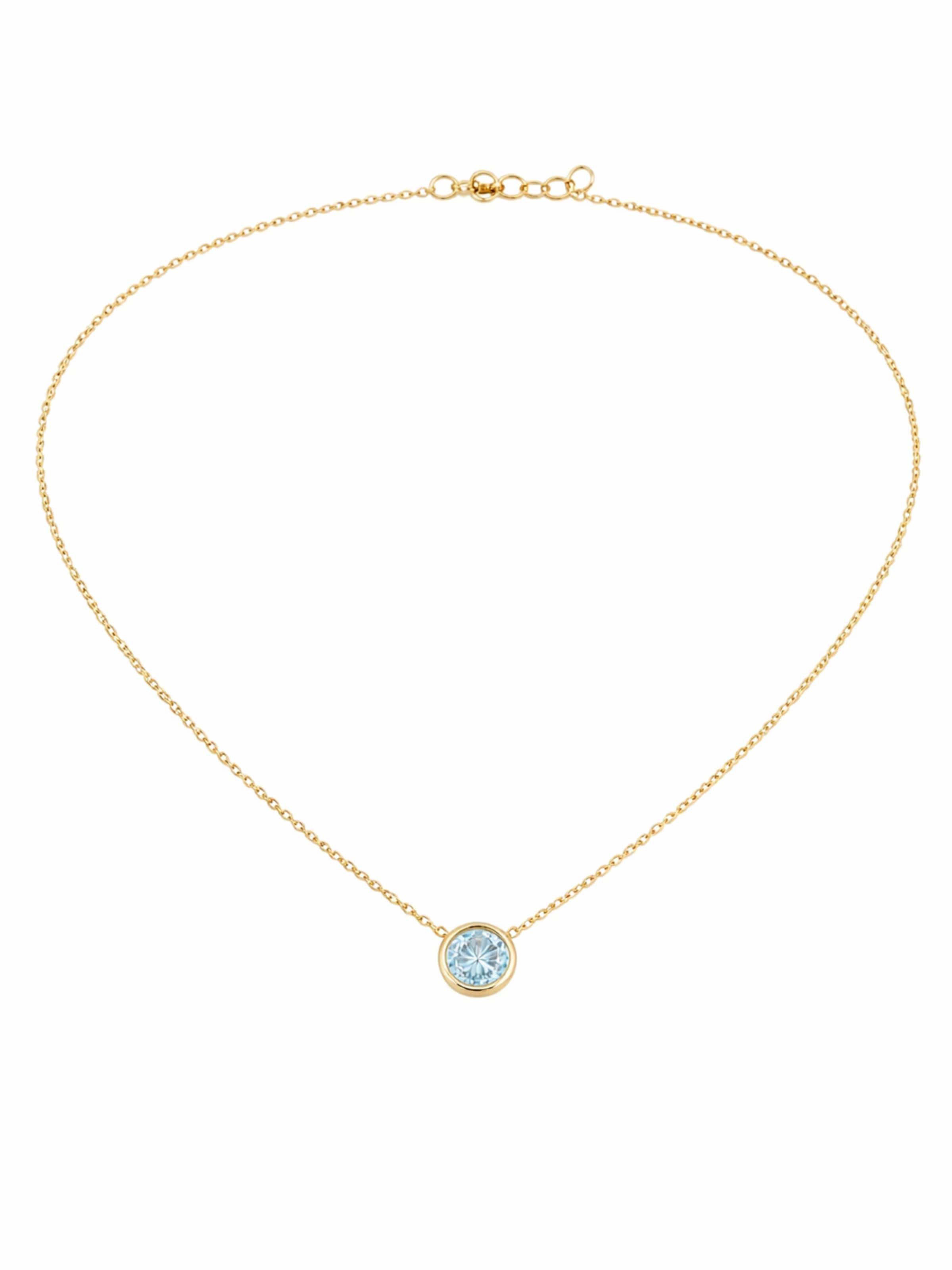 Pure Schmuck Necklace in Blue: front
