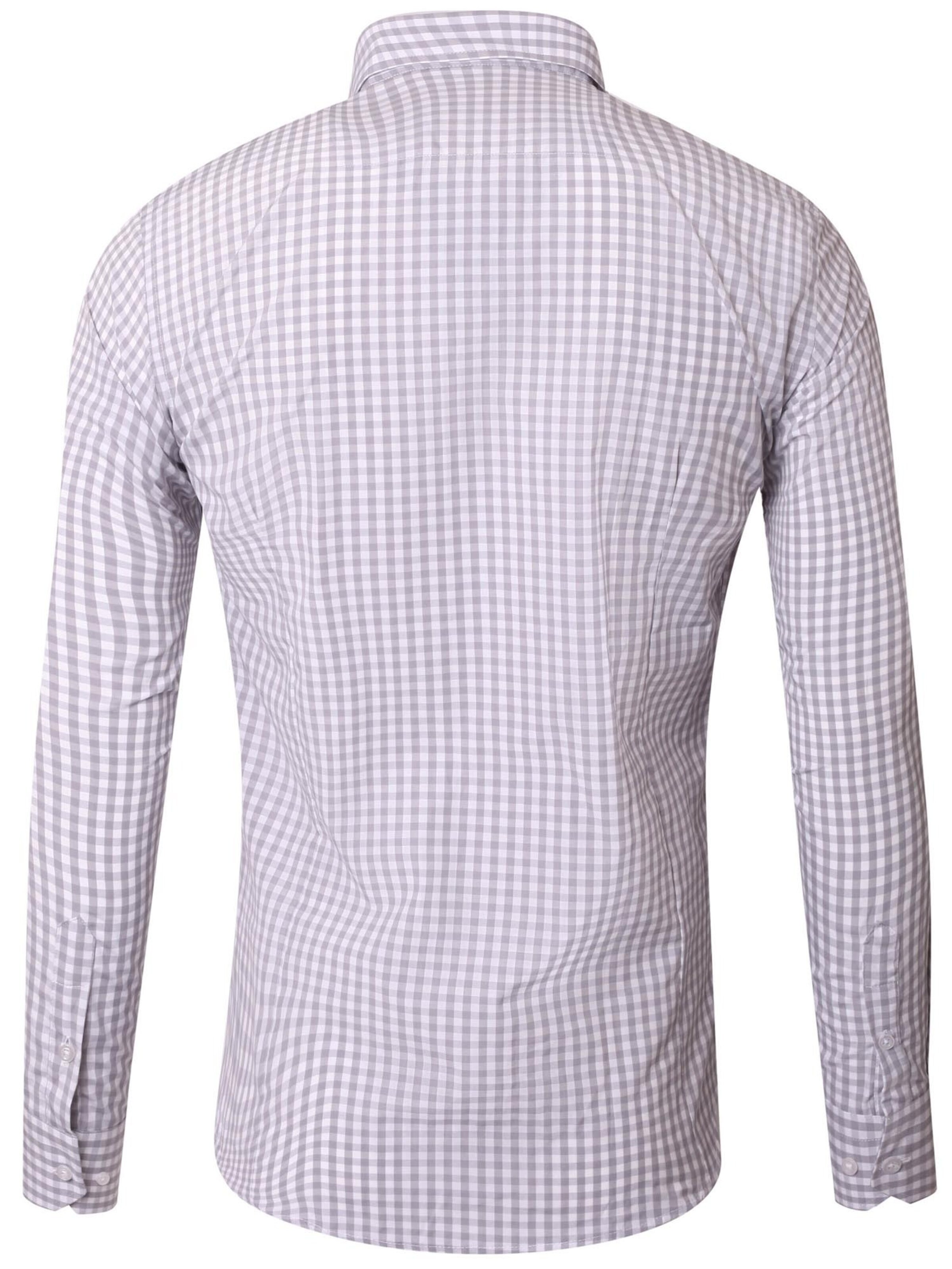 Reslad Slim Fit Hemd 'RS7007'‌‌‌‌ in Grau