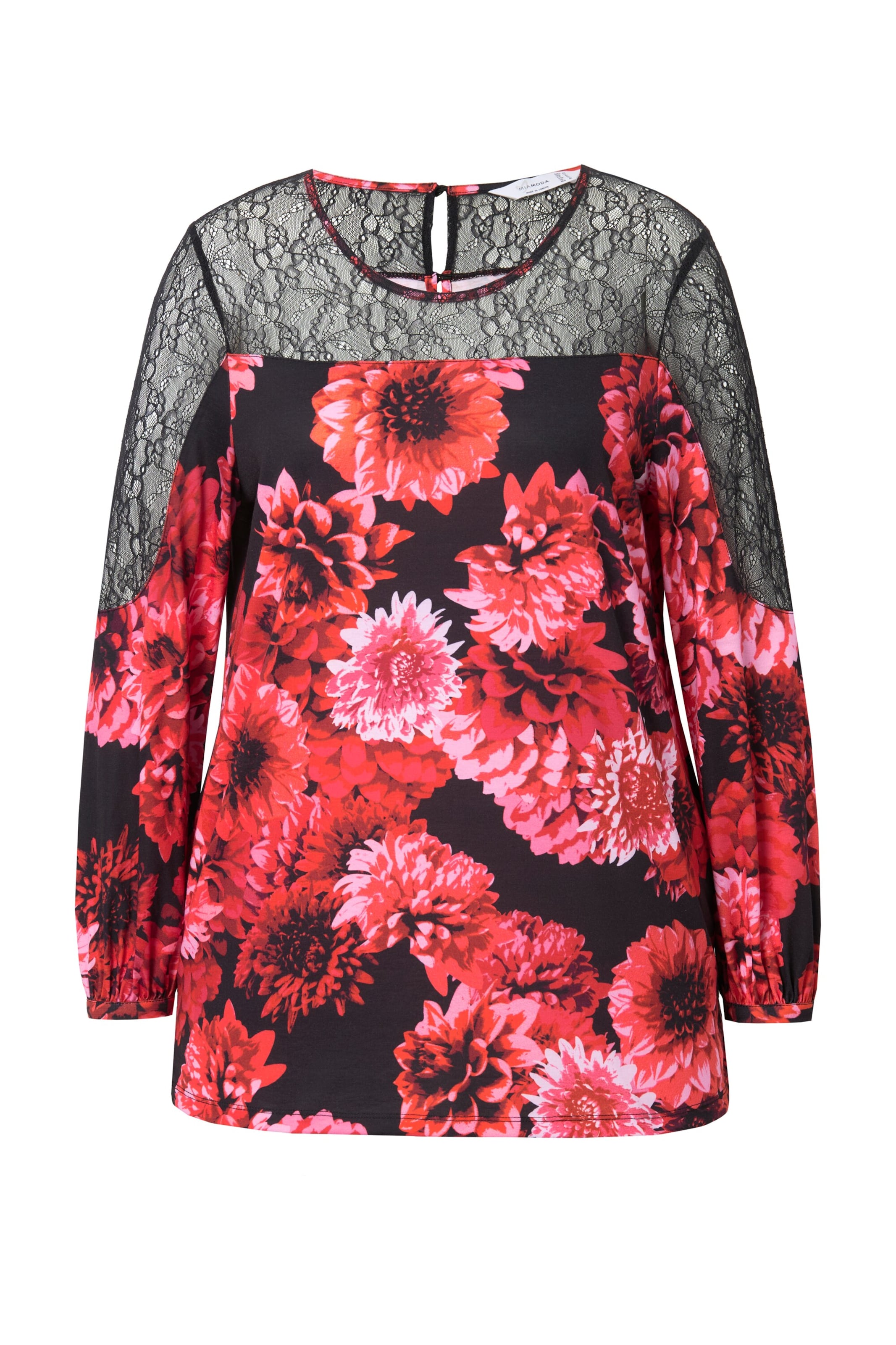 MIAMODA Bluse in Schwarz: Vorderseite