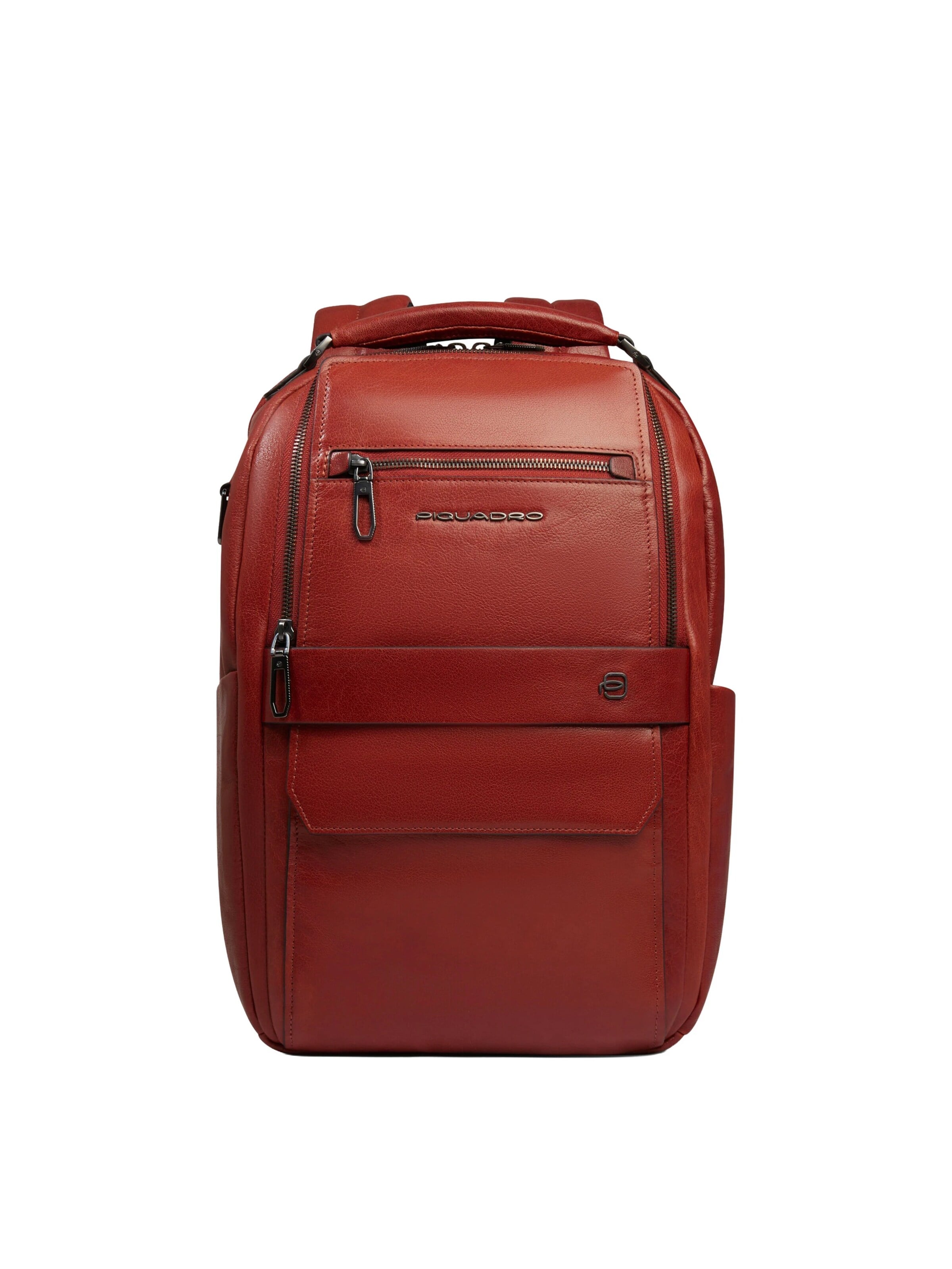 Sac à dos Piquadro en orange : devant