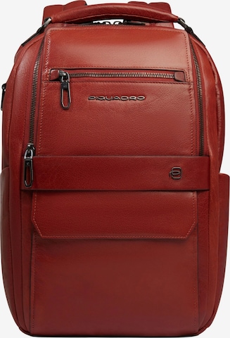 Sac à dos Piquadro en orange : devant