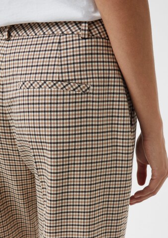 COMMA - regular Pantalón de pinzas en beige