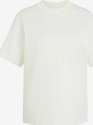 T-shirt fonctionnel 'Soft Lux' ADIDAS SPORTSWEAR en blanc : devant
