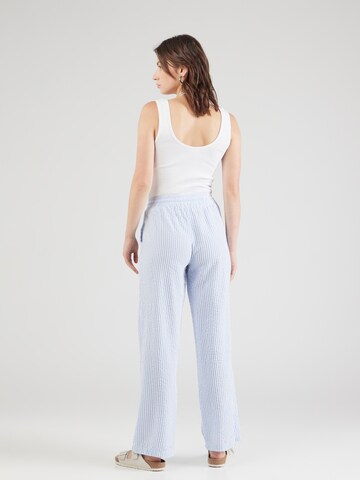 PIECES Loose fit Pants 'SALLY' in Blue