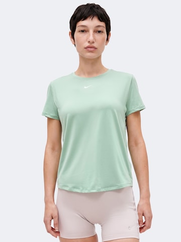 NIKE Funktionsbluse 'ONE CLASSIC' i grøn: forside