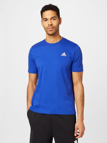 ADIDAS SPORTSWEAR Λειτουργικό μπλουζάκι 'Essentials' σε μπλε: μπροστά