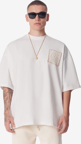MARTIN VALEN Shirt in Wit: voorkant