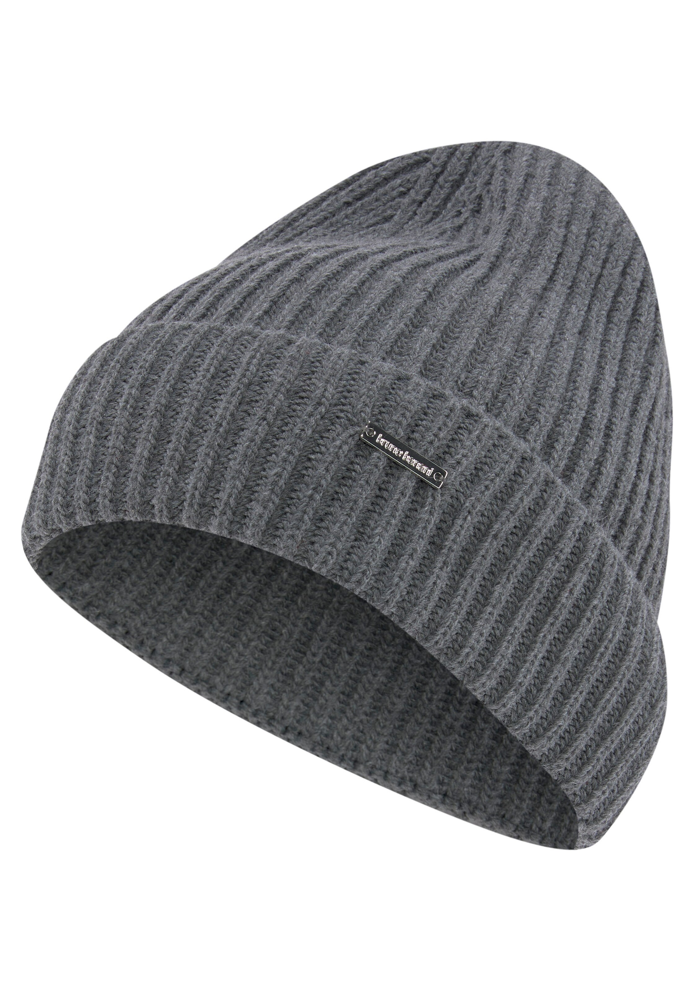 Bruno Banani Beanie in Grey: front