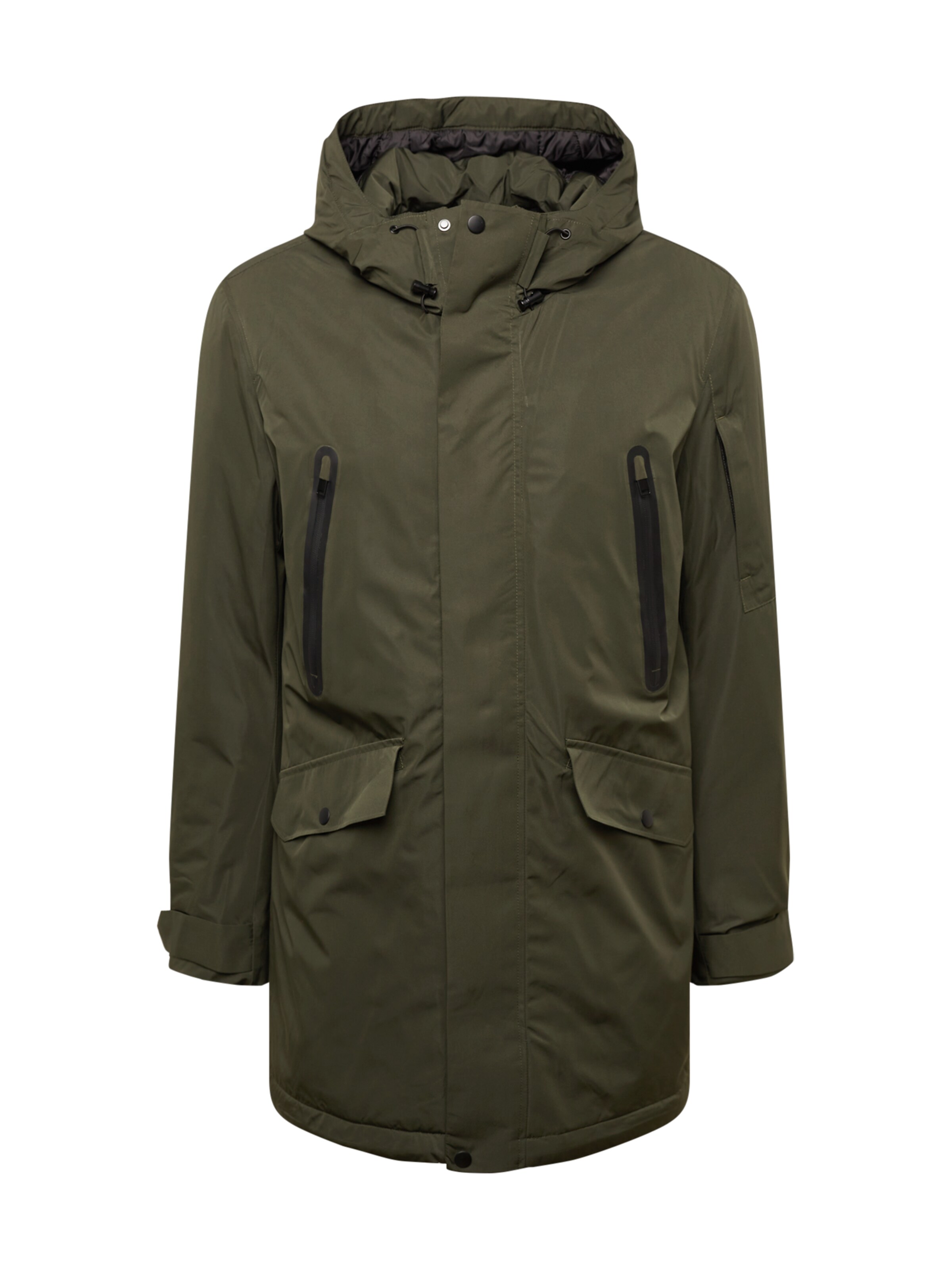 s.Oliver Winter Jacket in Green: front