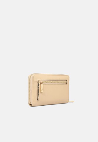 L.CREDI Portemonnee 'Filippa' in Beige
