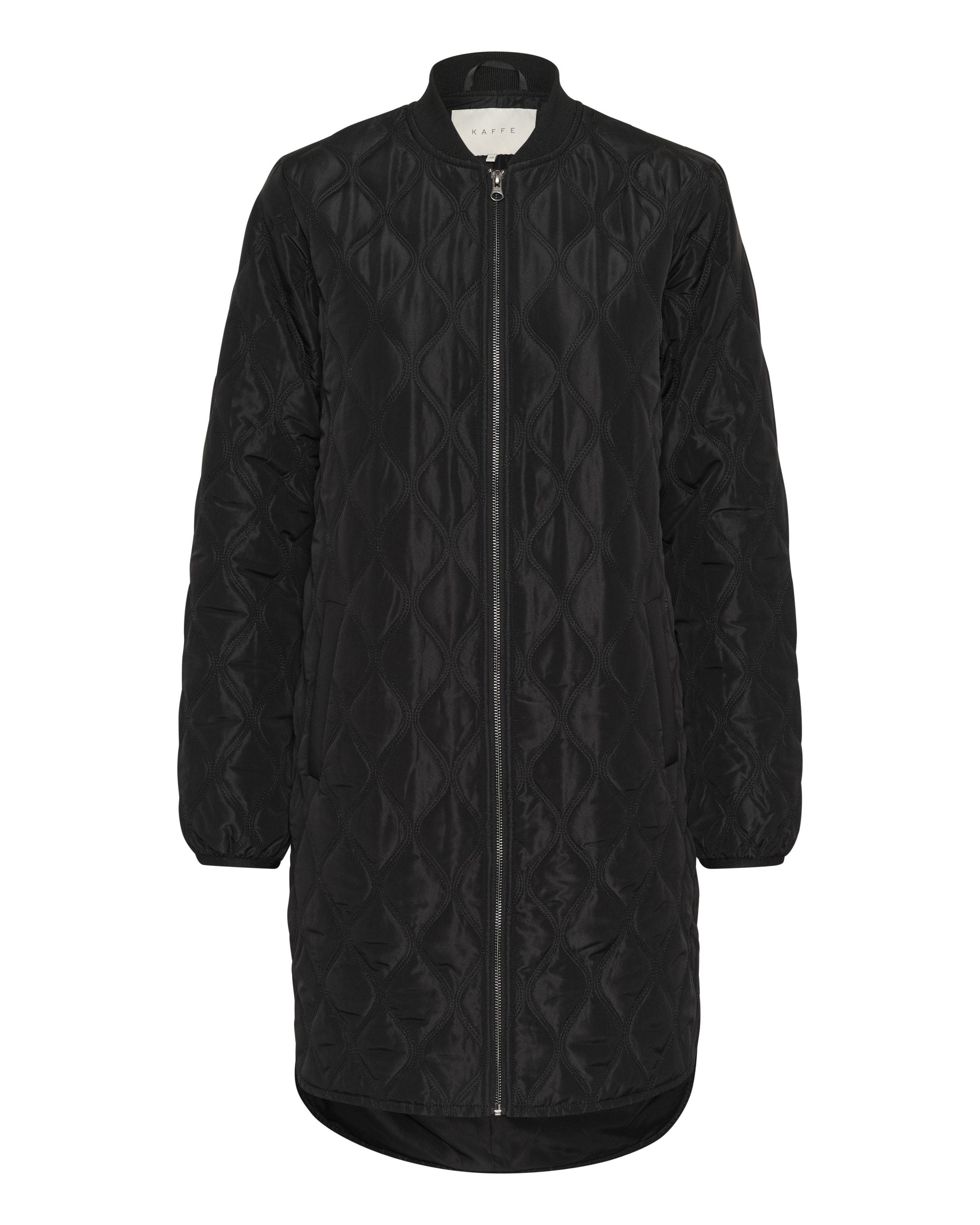 Kaffe Übergangsjacke in Schwarz: Vorderseite