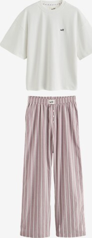 self. Pyjama in Lila: Vorderseite