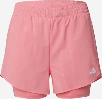 ADIDAS PERFORMANCE Regular Workout Pants 'Minimal Made For Training' in Pink: front