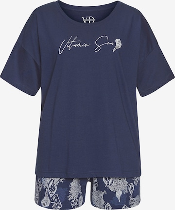 Shorty VIVANCE en bleu : devant