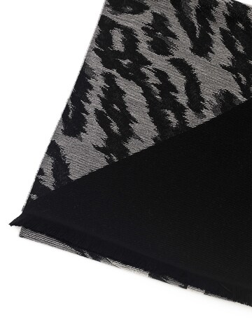 Sciarpa 'Sciarpa Unisex in Vera Pelle CLASS CAVALLI - Fantasia Geometrica 180x36 cm' di Cavalli Class in grigio