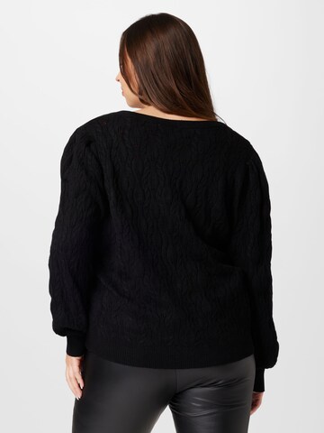 ONLY Carmakoma Knit cardigan in Black