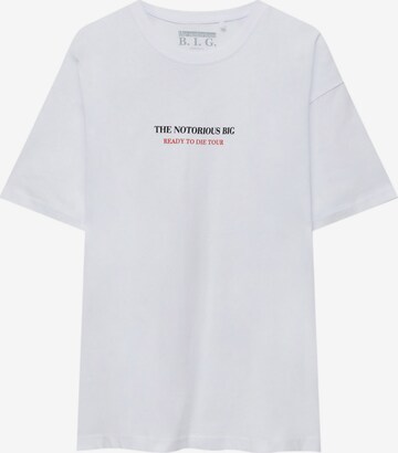 Pull&Bear Shirt in White: front