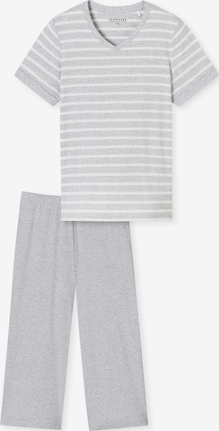 SCHIESSER Korte pyjama 'Casual Essentials ' in Grijs: voorkant