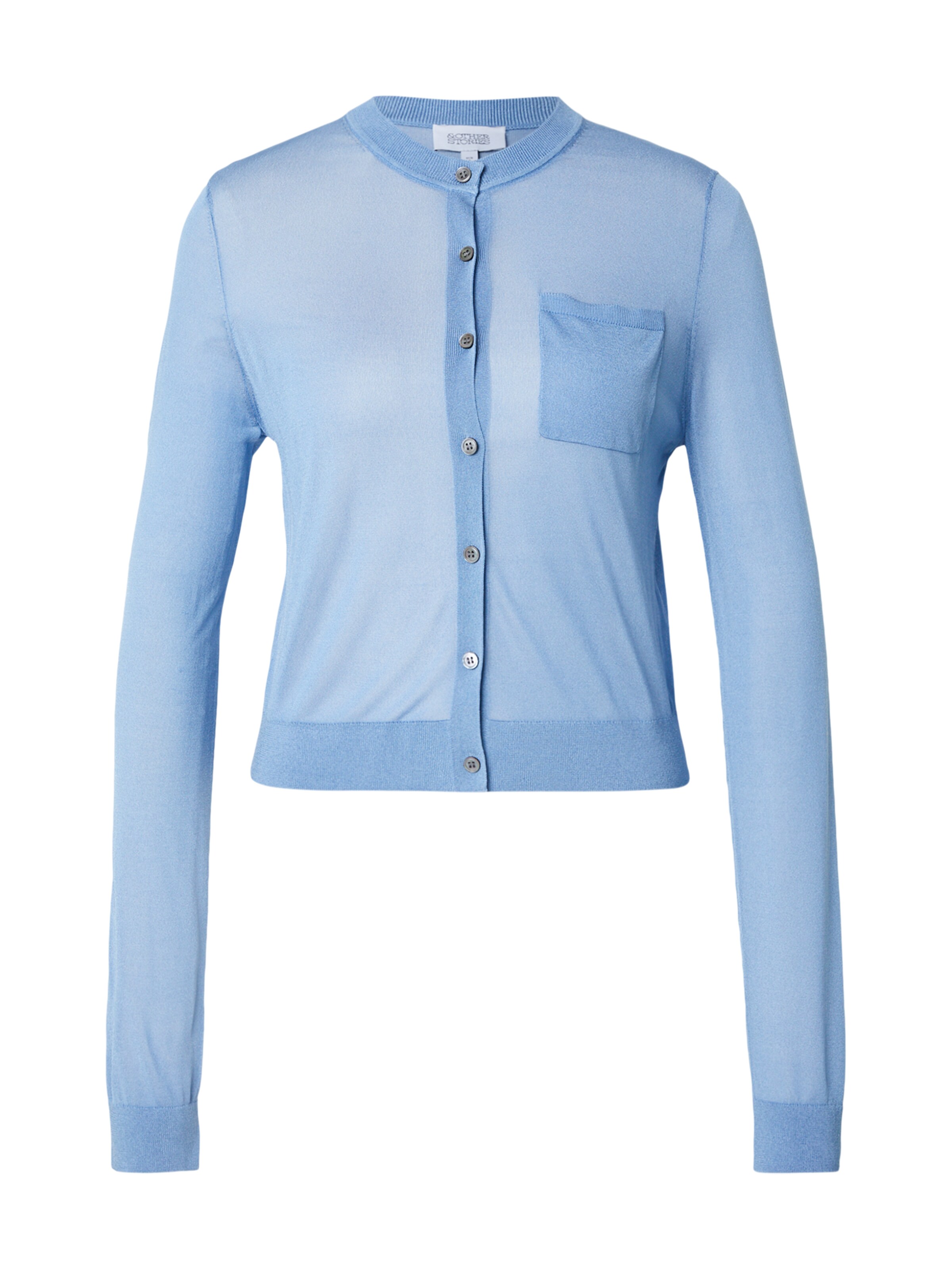 & Other Stories Strickjacke in Blau: Vorderseite