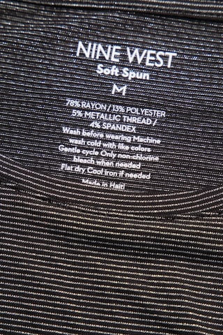 Nine West Longsleeve-Shirt M in Schwarz