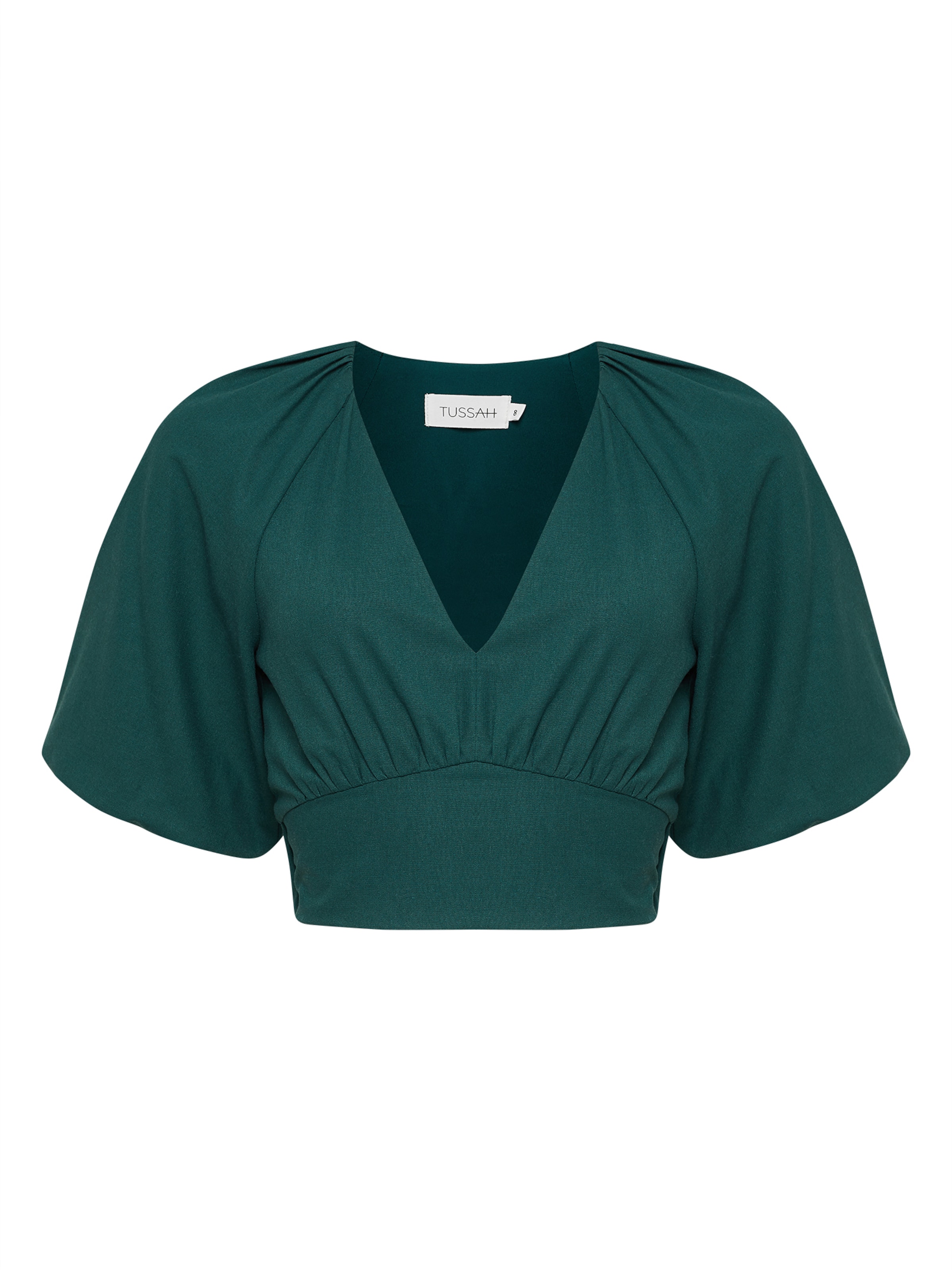 Tussah Särk 'CHARLEE', värv roheline: eest vaates