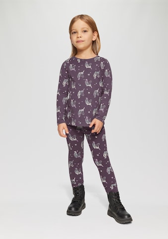 s.Oliver Shirt in Lila: voorkant