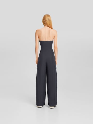 Bershka Jumpsuit in Grau