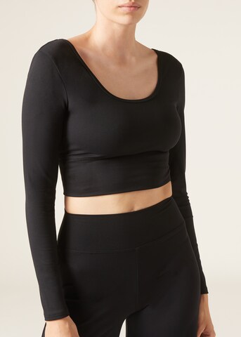 CALZEDONIA Shirt in Black