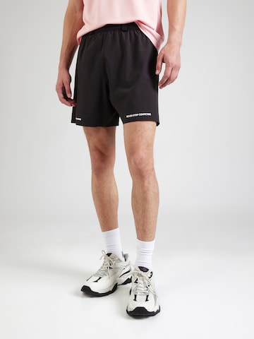 PUMAregular Sportske hlače 'PUMA x HYROX' - crna boja: prednji dio