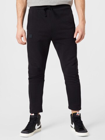 JACK & JONES - Tapered Calças 'Ace' em preto: frente