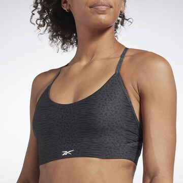 Reebok Bustier Sport-BH 'Safari' in Schwarz