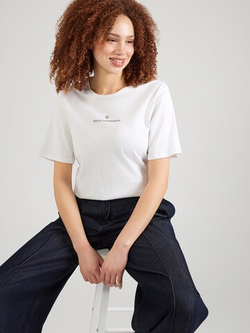 MSCH COPENHAGEN T-shirt 'Theana' i vit: framsida