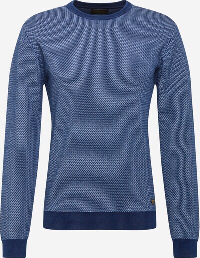 Petrol Industries Pullover in blau / weiß, Produktansicht