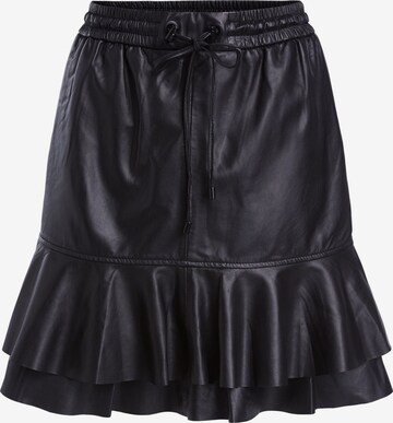 SET Skirt in Black: front