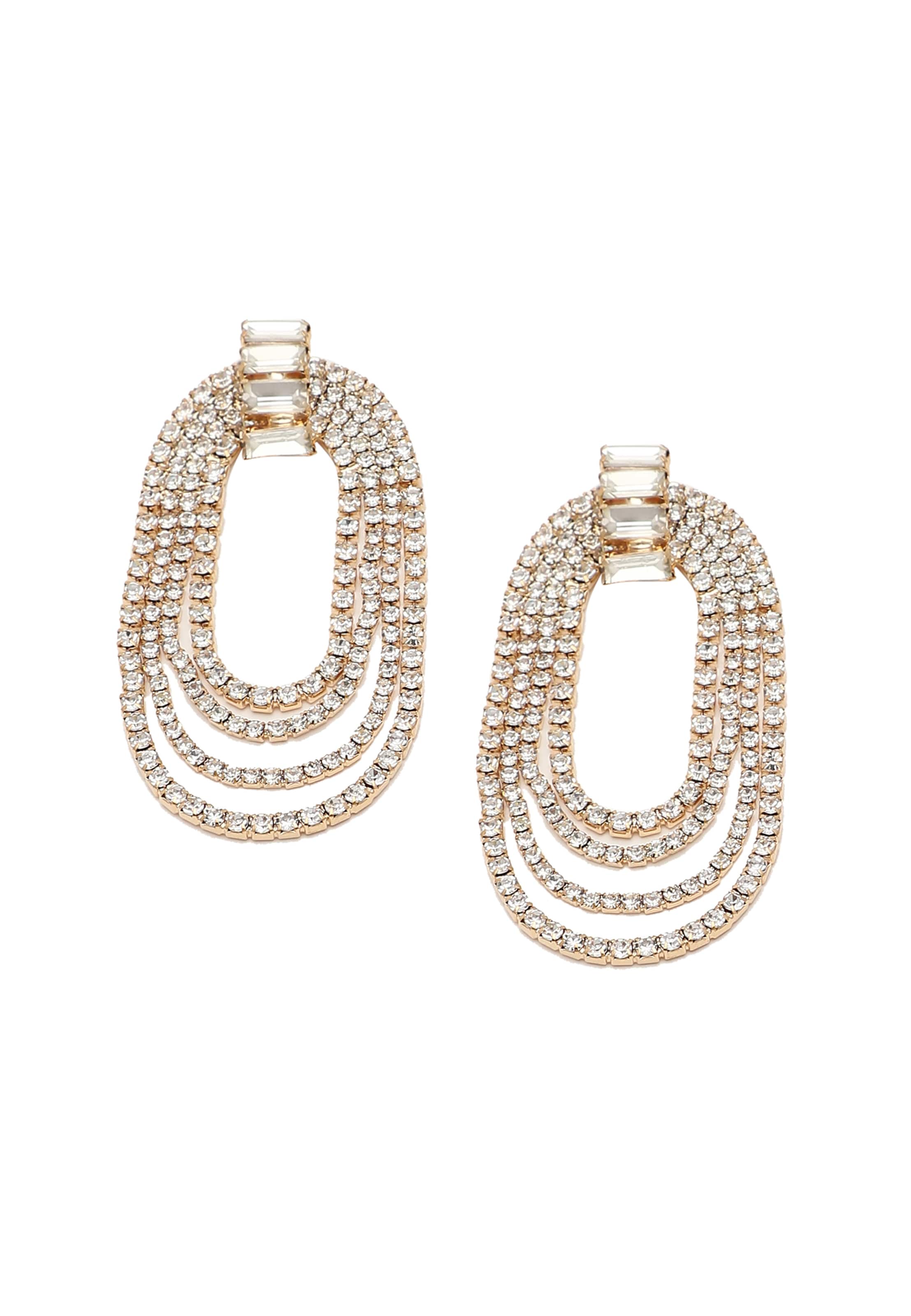 Cercei 'Milani' de la SOHI pe auriu: față