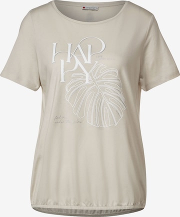 STREET ONE - Camiseta en beige: frente