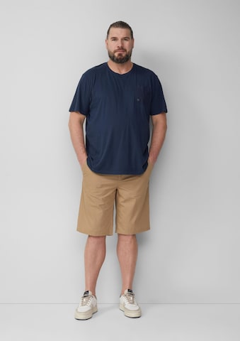 s.Oliver Wide Leg Shorts 'Detroit' in Braun