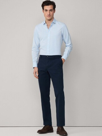 Coupe slim Chemise business Hackett London en bleu