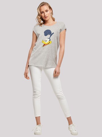 F4NT4STIC Shirt 'Looney Tunes Road Runner Face' in Grijs