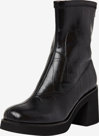 Bottines Tamaris en noir : devant