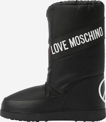 Bocanci de zăpadă de la Love Moschino pe negru