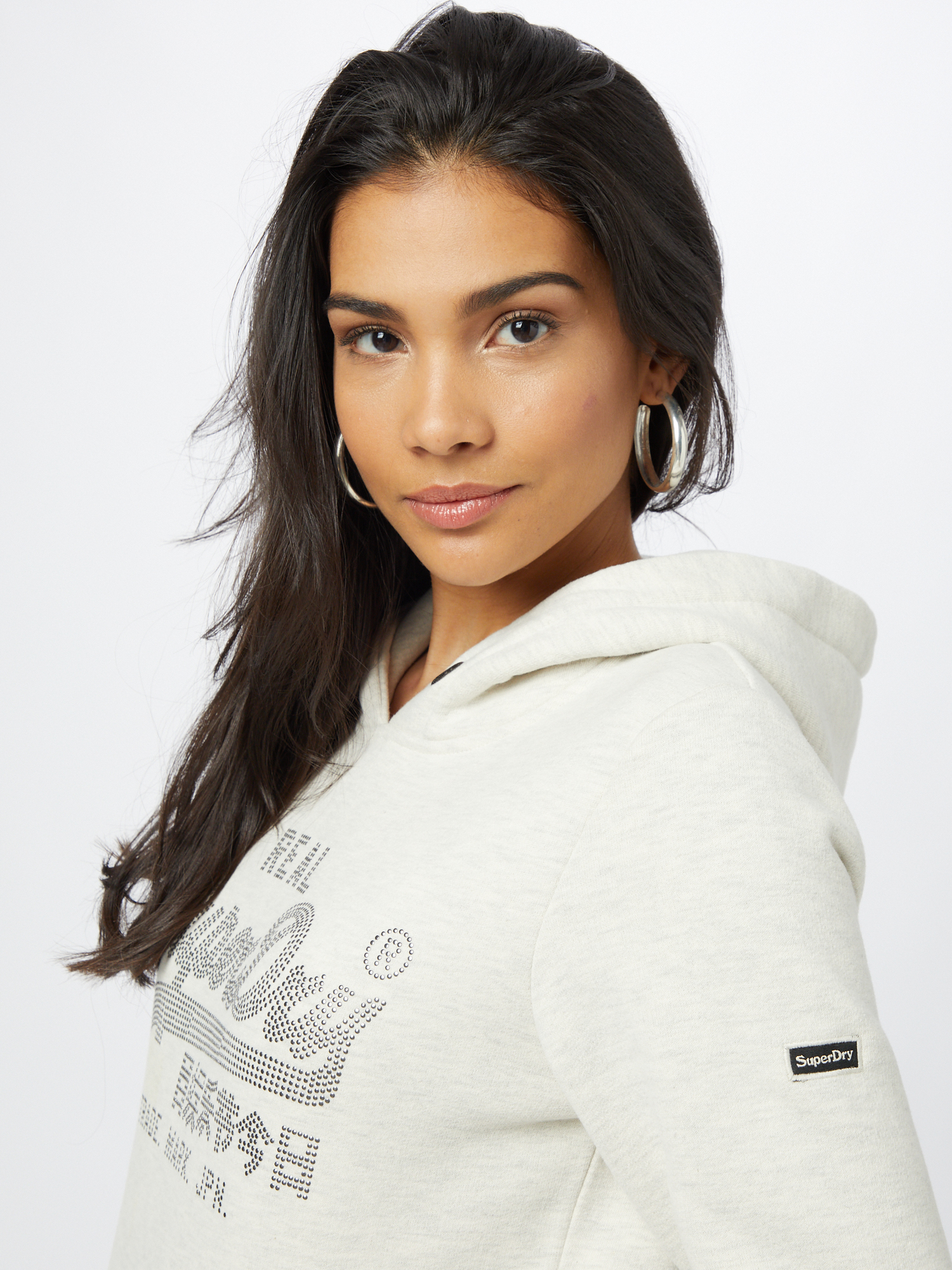 Superdry Sweatshirt in Beige Superdry Sweatshirt in Beige