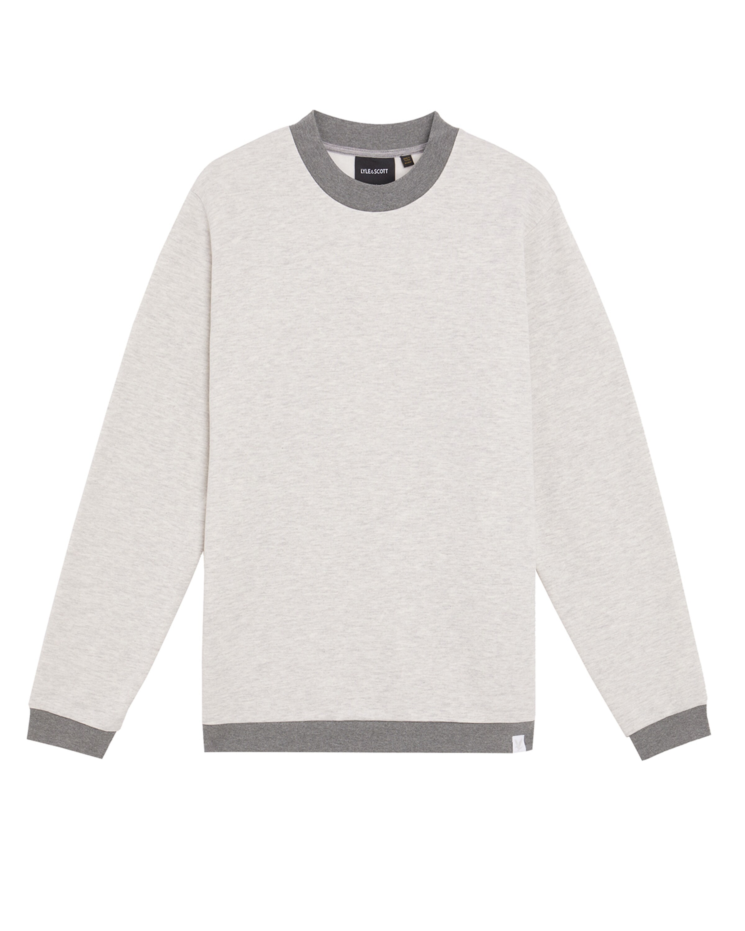 Sweat-shirt Lyle & Scott en gris : devant