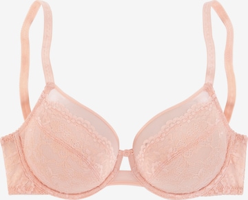 LASCANA T-shirt Bra in Pink: front