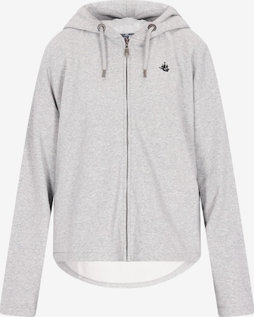Giacca di felpa di DreiMaster Vintage in grigio: frontale