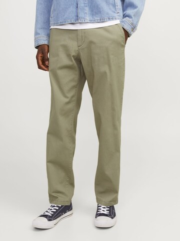 JACK & JONES Regular Chino 'JPSTKANE JJDAVE' in Groen: voorkant