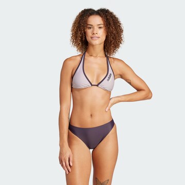 ADIDAS SPORTSWEAR Triangle Sports Bikini in Purple: front