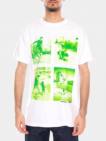 Maglietta 'Skateistan / Child Photo Tee White' di Obey in bianco